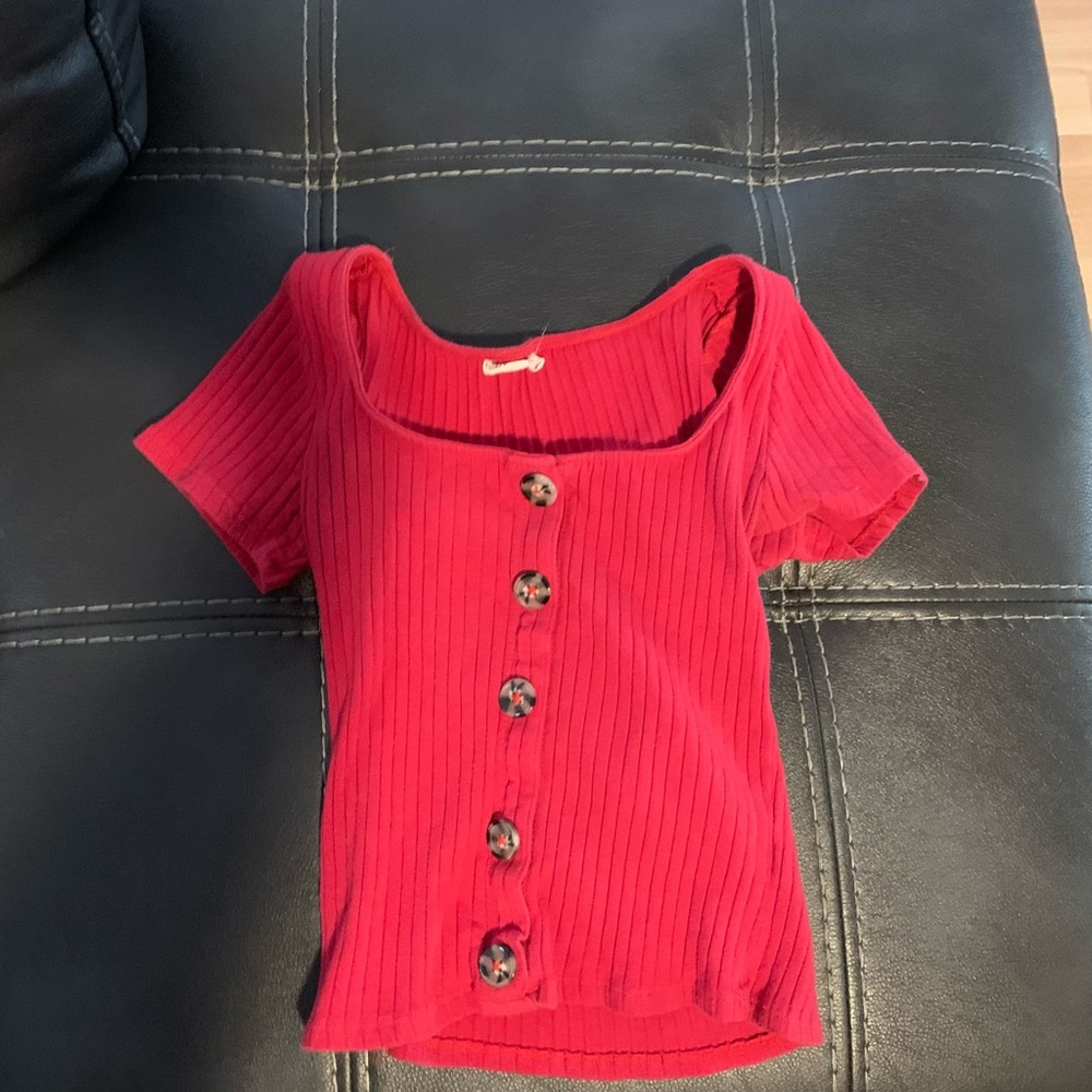 Red crop top from papaya